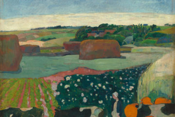 Paul Gauguin (French, 1848 - 1903 ), Haystacks in Brittany, 1890, oil on canvas, Gift of the W. Averell Harriman Foundation in memory of Marie N. Harriman